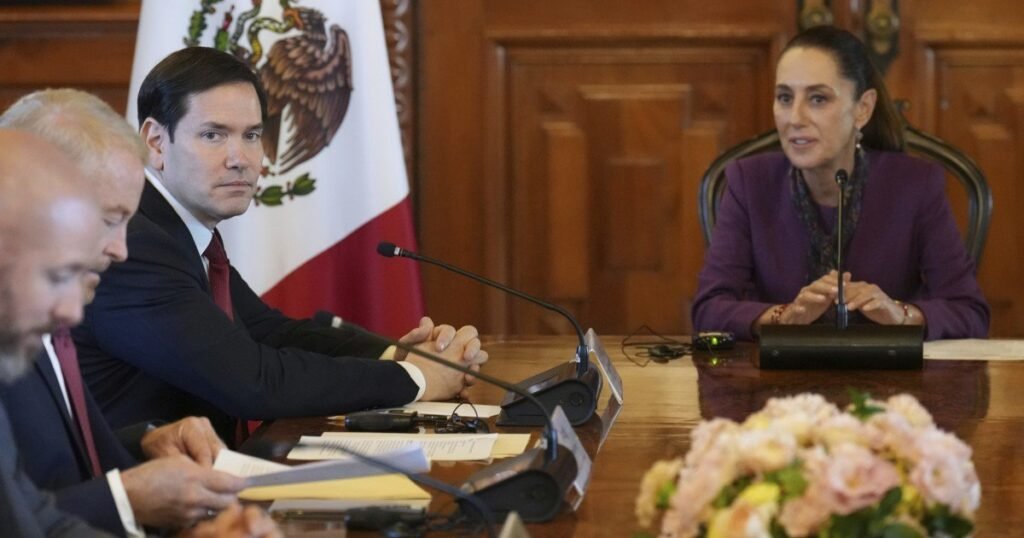 Rubio instó a acelerar sanciones contra políticos vinculados al narcotráfico durante visita a la CDMX