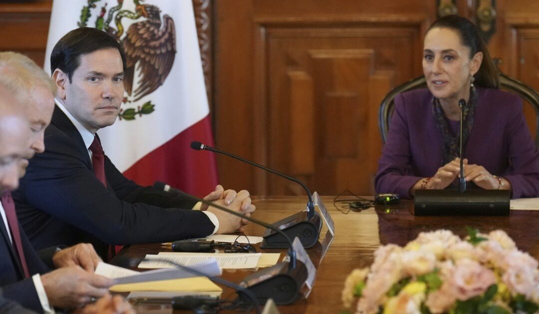 Rubio instó a acelerar sanciones contra políticos vinculados al narcotráfico durante visita a la CDMX