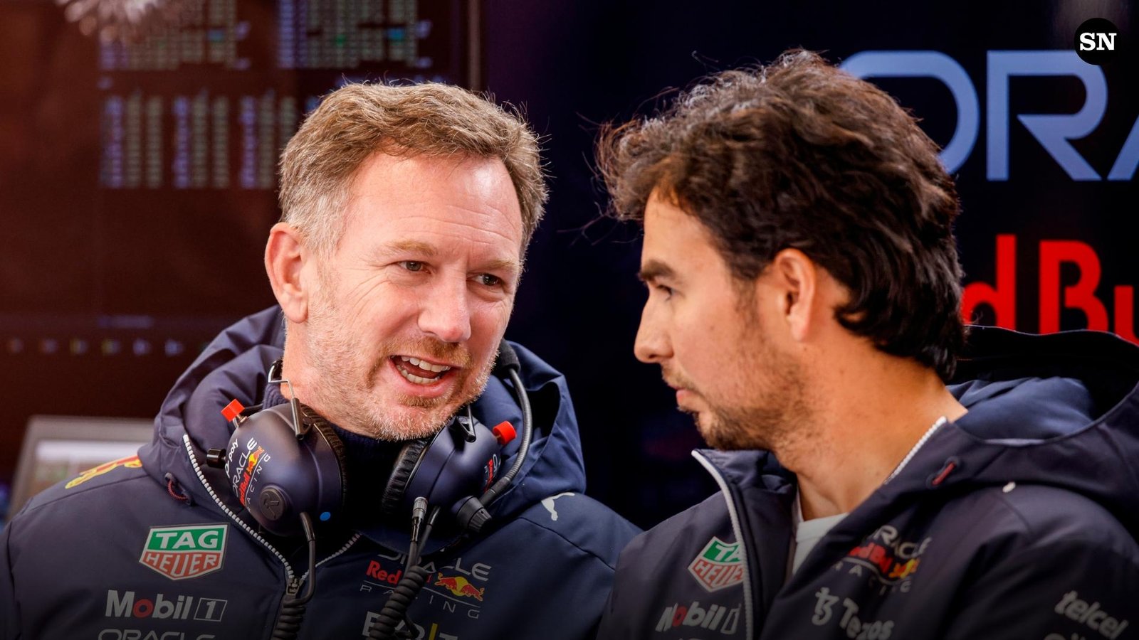 Christian Horner Sergio Checo Pérez Fórmula 1