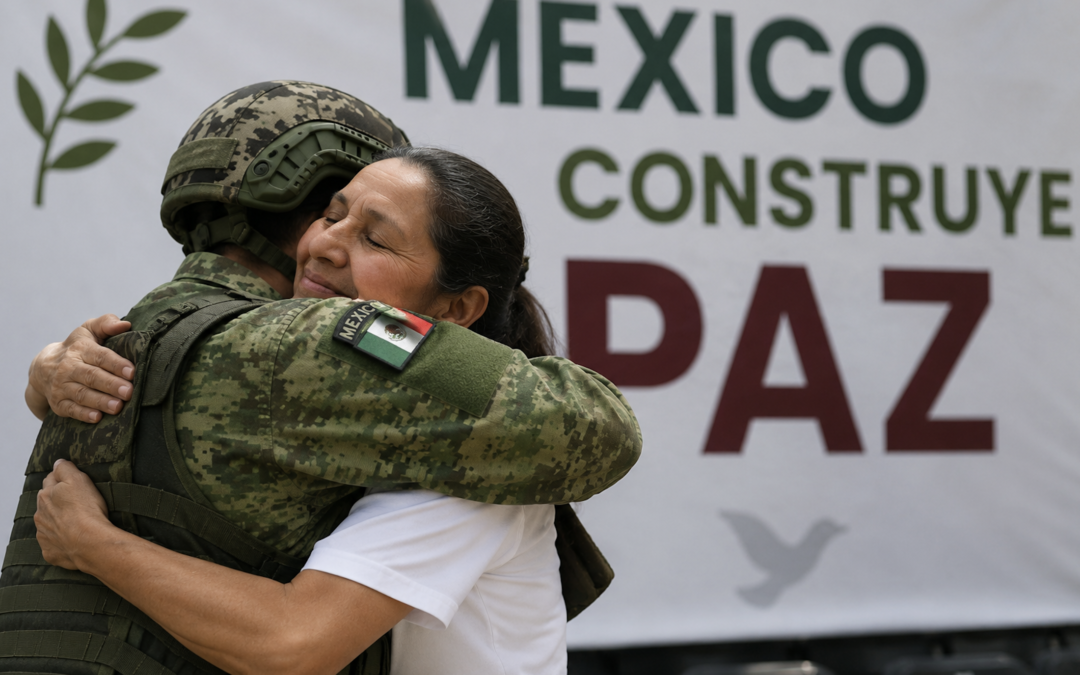 México cambia balas por abrazos