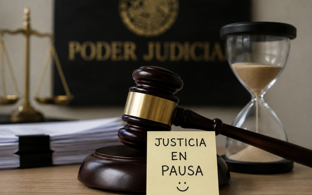 Justicia entra en pausa