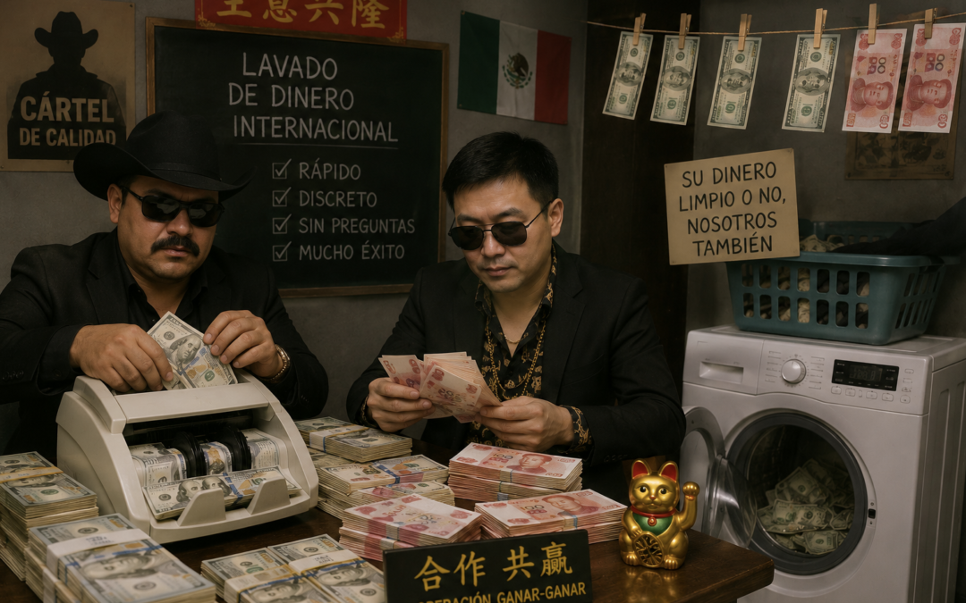 Cárteles y ciudadanos chinos convierten el lavado de dinero en negocio global