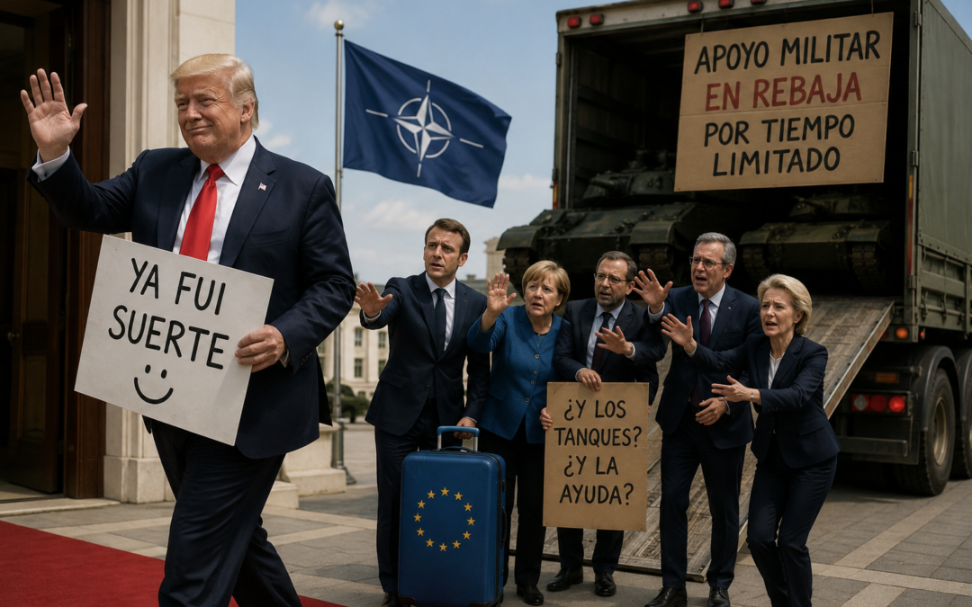Donald Trump quiere que Europa lleve sus propios tanques