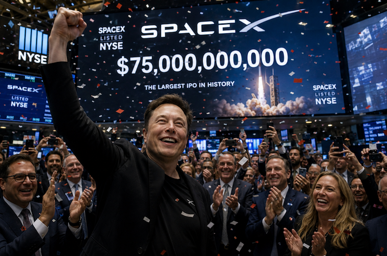 Hasta Marte y más allá del dinero: SpaceX logra la mayor salida a la bolsa de la historia y recauda 75,000 millones de dólares